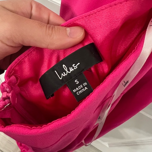 Lulus Dreamy Romance Hot Pink Backless Maxi Dress - Picture 8 of 9